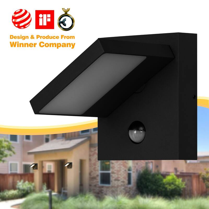 Inowel Wall Light Outdoor LED PIR Sensor Sconce IP54 13W 650Lm