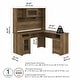 preview thumbnail 30 of 81, Cabot 60W L-Shaped Desk with Hutch and Storage by Bush Furniture