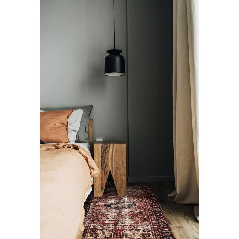 ECARPETGALLERY Hand-knotted Antalya Vintage Red Wool Rug - 3'9 x 6'5