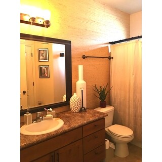 Shop Oil Rubbed Bronze Curved Adjustable Double Shower