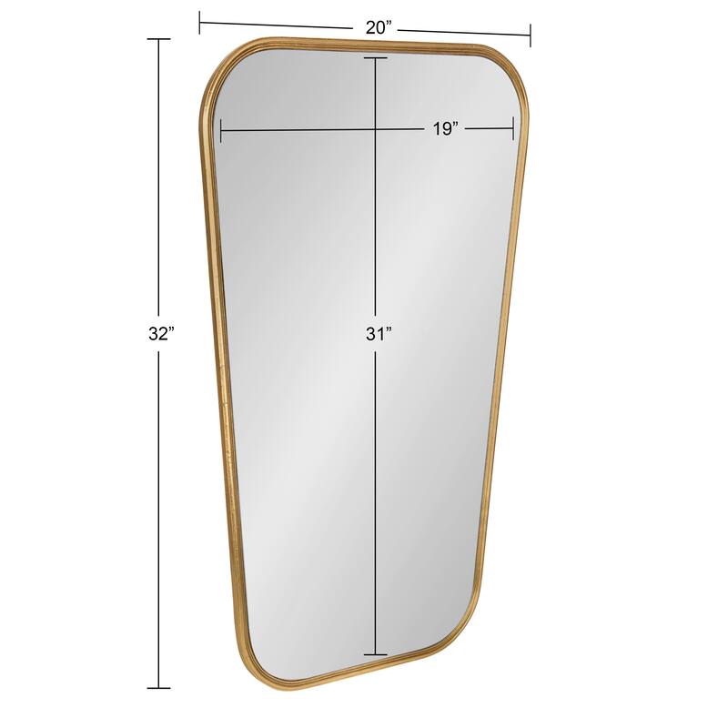 Kate and Laurel Caskill Framed Cowbell Wall Mirror