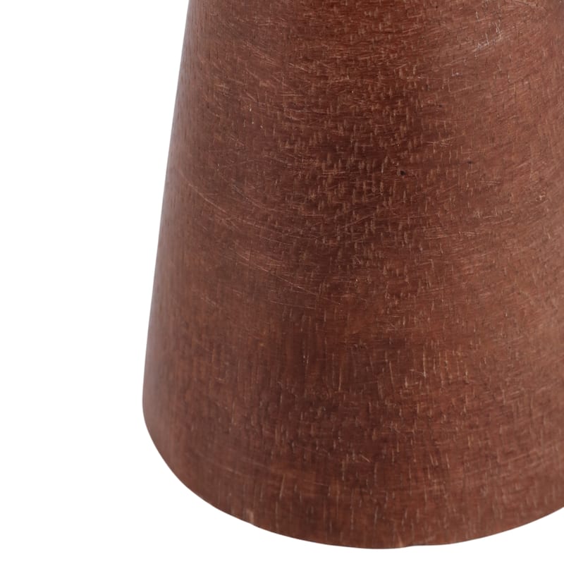 Mango Wood Pillar and Taper Candle Holders Sculptural Turned Design