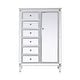 preview thumbnail 1 of 11, 6-Drawer Armoire Antique White
