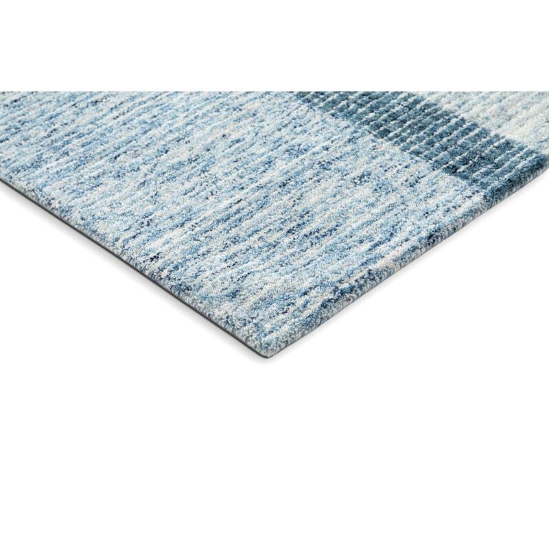 Terra by Obeetee Jaipur Abstract Blue Rug