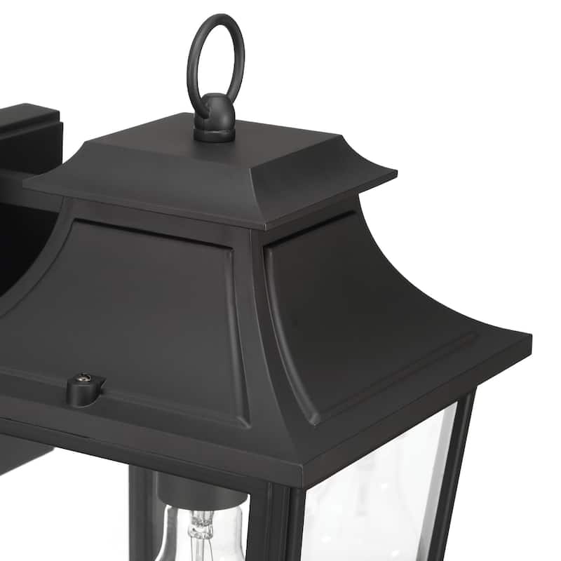 Hunter Spring Cove Outdoor Wall Light - Front Porch, Patio, Garage, Pergola - Traditional, Mission - Resists Corrosion!