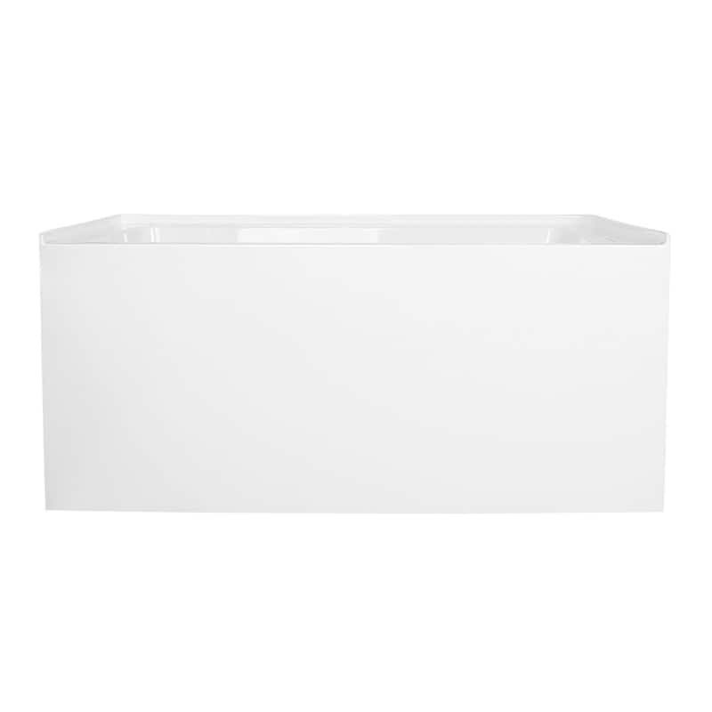 Kingston Brass Ambry 48" Three Wall Alcove Acrylic Soaking Tub with