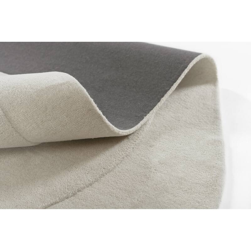 Momeni Claude Hand Tufted Wool Solid Color Area Rug
