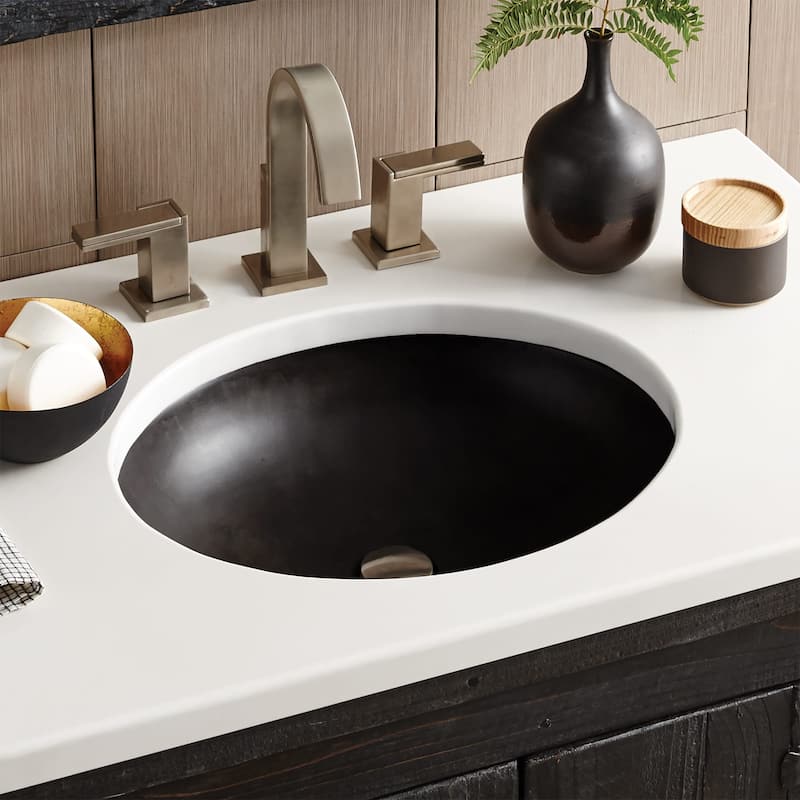 Tolosa NativeStone Drop-in/ Undermount Bathroom Sink - 19" x 16" x 4.75"