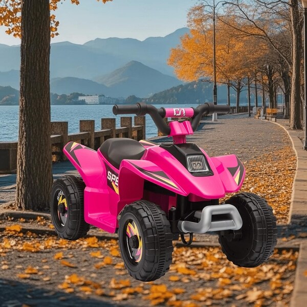 6V Electric Ride-on Car Motorized ATV Quad for 18-36 Months