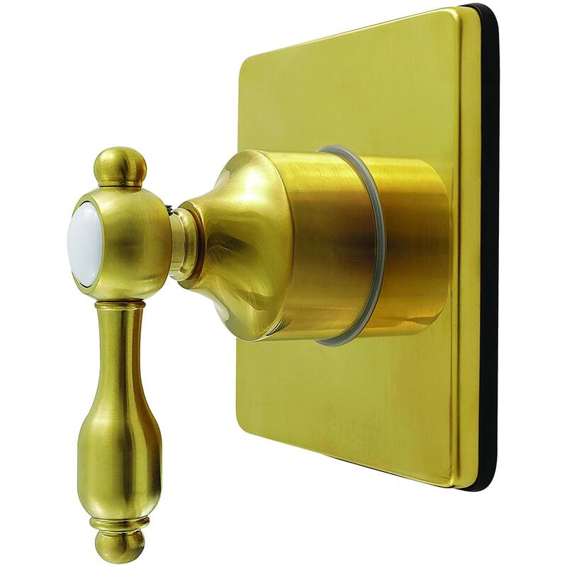 Kingston Brass KS404.TAL Tudor Single Handle 6 Function Diverter Valve - Brushed Brass