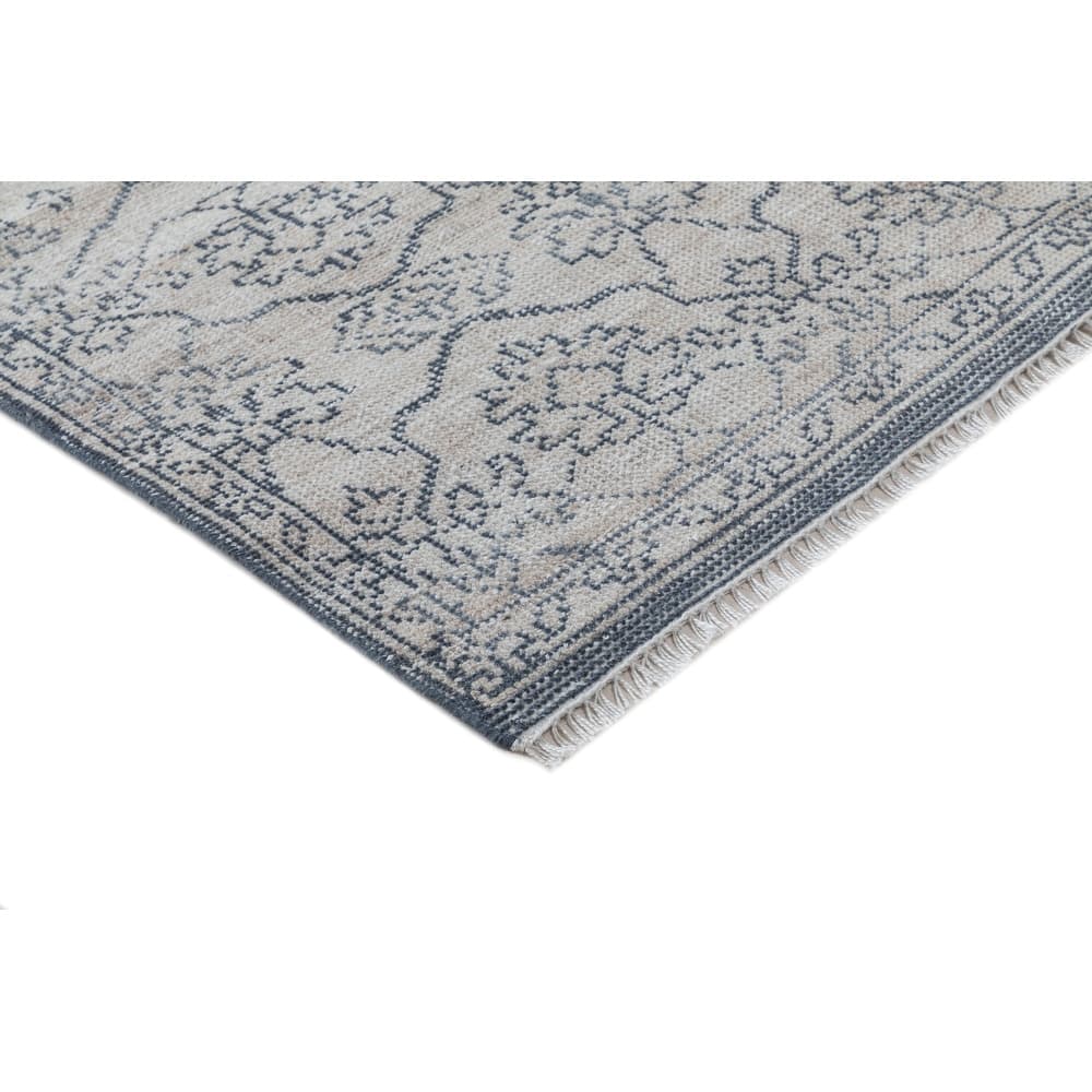 Terra by Obeetee Faymont Hadley Blue Rug