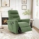 preview thumbnail 1 of 54, Christopher Knight Home - Manual Rocking Swivel Recliner with Massage Function Green