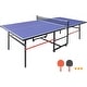 preview thumbnail 1 of 3, Professional Outdoor Table Tennis Tables-8ft Mid-Size Portable Ping Pong Table Game
