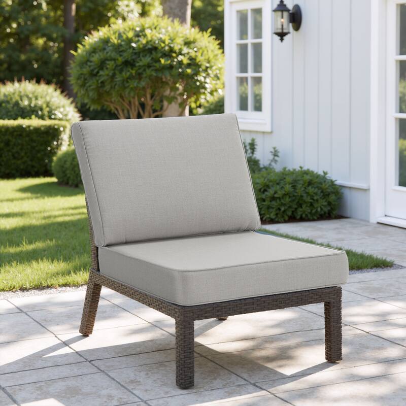 Outdoor 4.7" Thick Sunbrella Cushion Set with Back and Seat Cushions