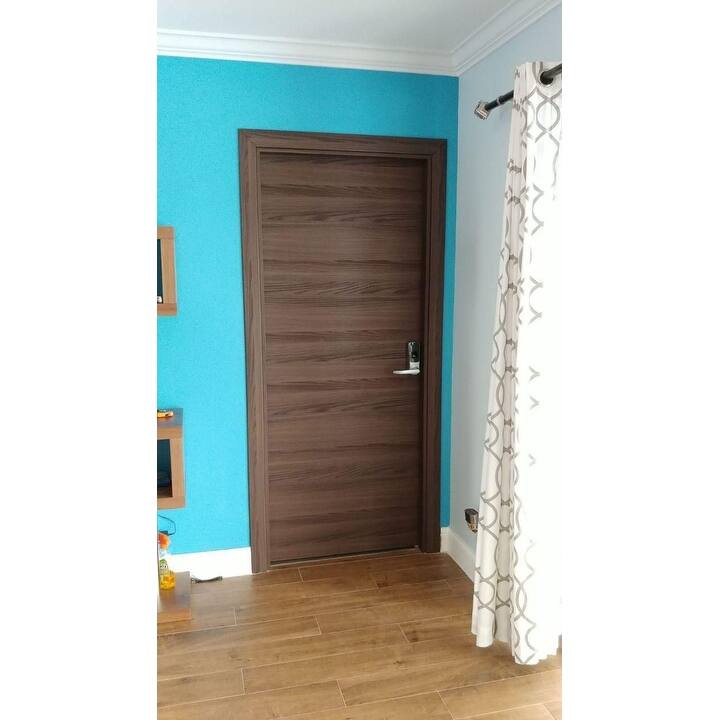 Panel Eco-Veneer Wood Modern Slab / Planum 0010 Chocolate Ash