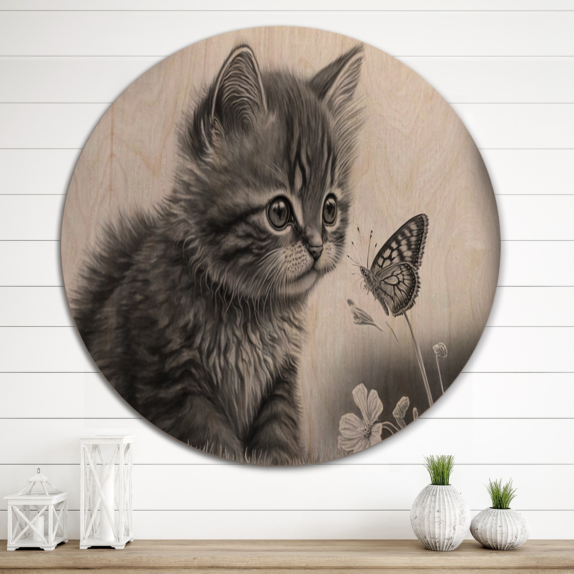 Cat And Butterfly Pencil Art - Deepa paintings - Drawings & Illustration,  Animals, Birds, & Fish, Cats & Kittens, Other Cats & Kittens - ArtPal, Art  Pencil - sugnaux.swiss