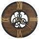 preview thumbnail 1 of 0, Howard Miller Murano Old World, Vintage, Eclectic, and Steampunk Style Gallery Wall Clock with Skeleton Movements
