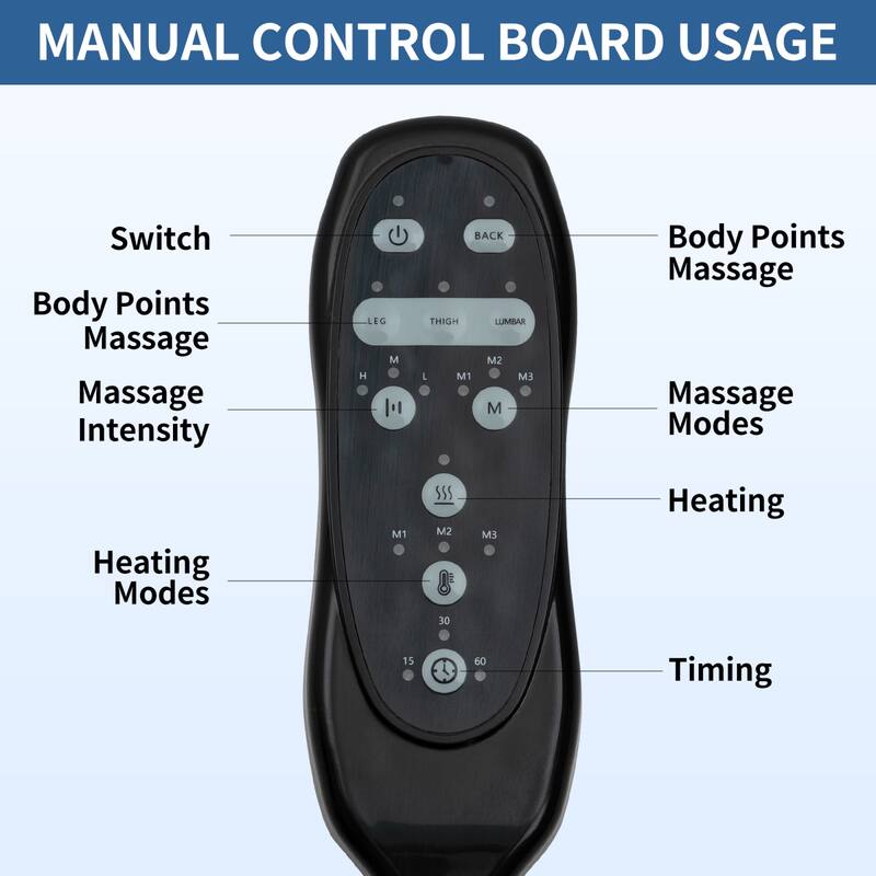 Roomfitters Power Lift Recliner Chair with Heat Massage USB C Charging Ports Heavy Duty Fabric Sofa with Cup Holders, Blue