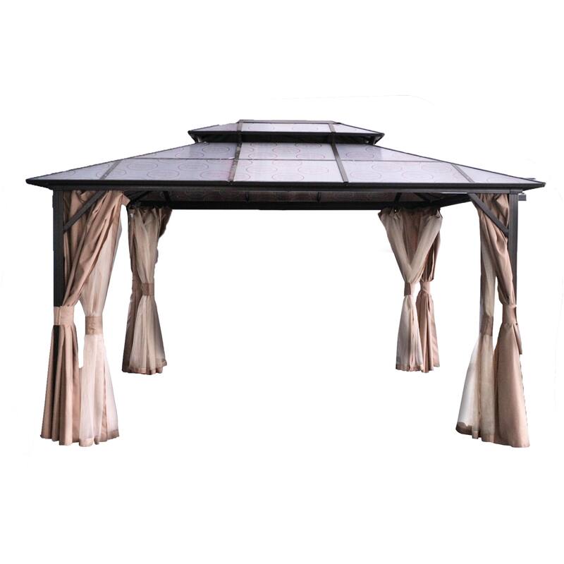 ALL-aluminum double-top sun canopy
