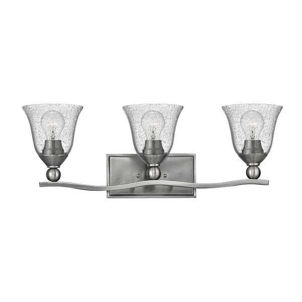 Hinkley Lighting 5893-CL 3 Light Bathroom Fixture from the Bolla Collection