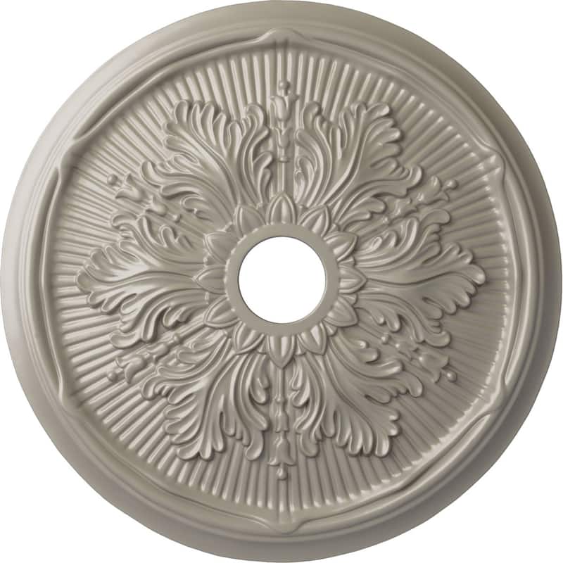 23 3/4"OD x 3 5/8"ID x 1 7/8"P Luton Leaf Ceiling Medallion