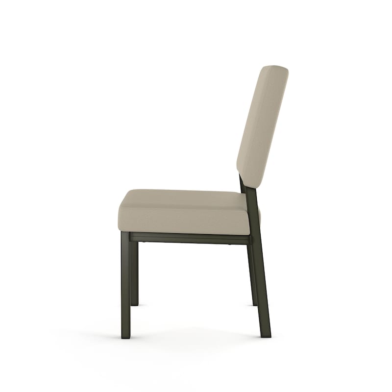 Amisco Avery Upholstered Dining Chair with Metal Legs