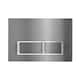 Option Chrome Rectangular - Push Plates (Plastic)