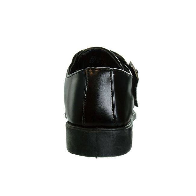 Josmo Boys Dress Shoes - Double Monk Strap Oxford Loafers with Hook & Loop (Toddler/Little Kid Sizes)