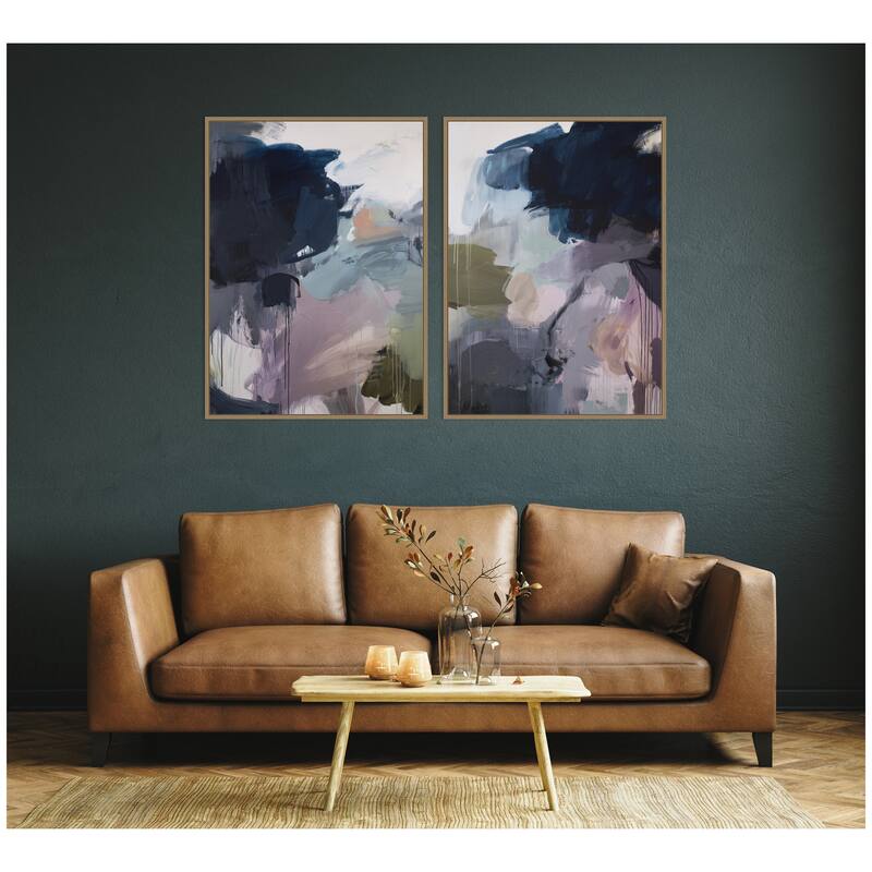 Kate and Laurel Under the Sky No. 1 & No. 2 2 Piece Framed Canvas Wall Art Set by Amy Lighthall