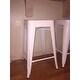 24-inch White Metal Counter Stools (Set of 2)