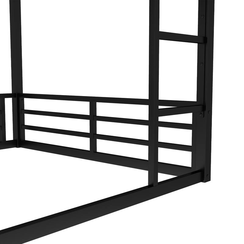 Metal Heavy-duty Bunk Bed for Teens and Adults, No Box Spring Needed