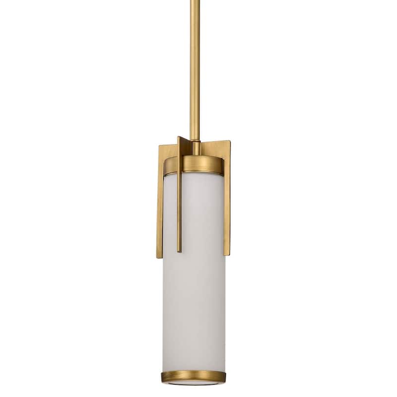 Nuvo Lighting 60/8043 Roselle 4" Wide Mini Pendant - Natural Brass