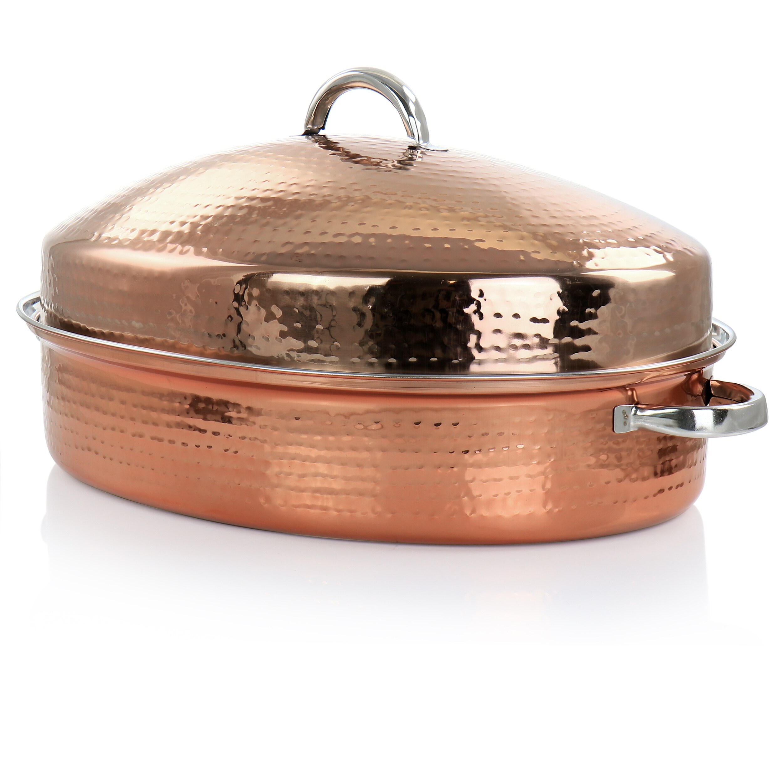 Extra Large Copper Roaster with Rack
