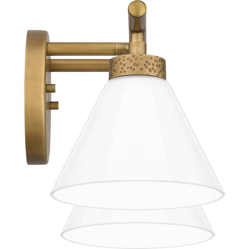Ira 2-Light Weathered Brass Vanity Light