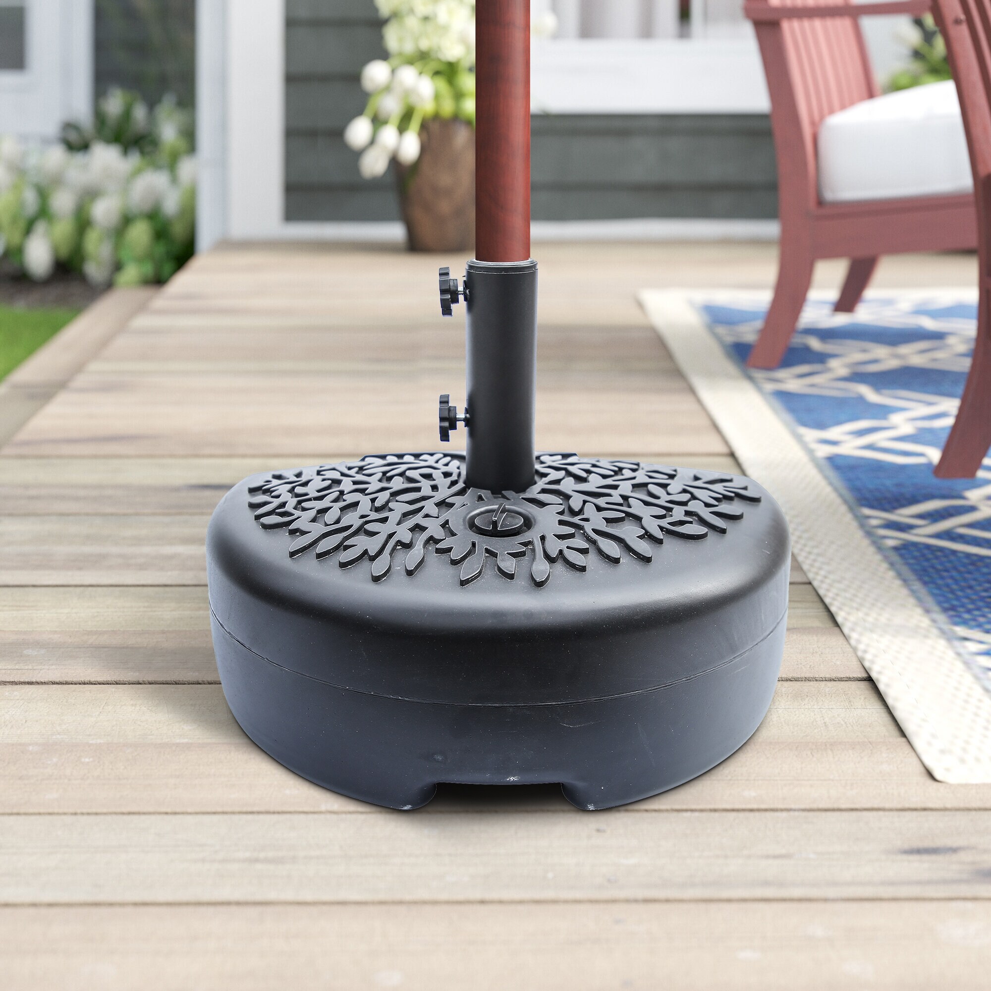 plastic umbrella base