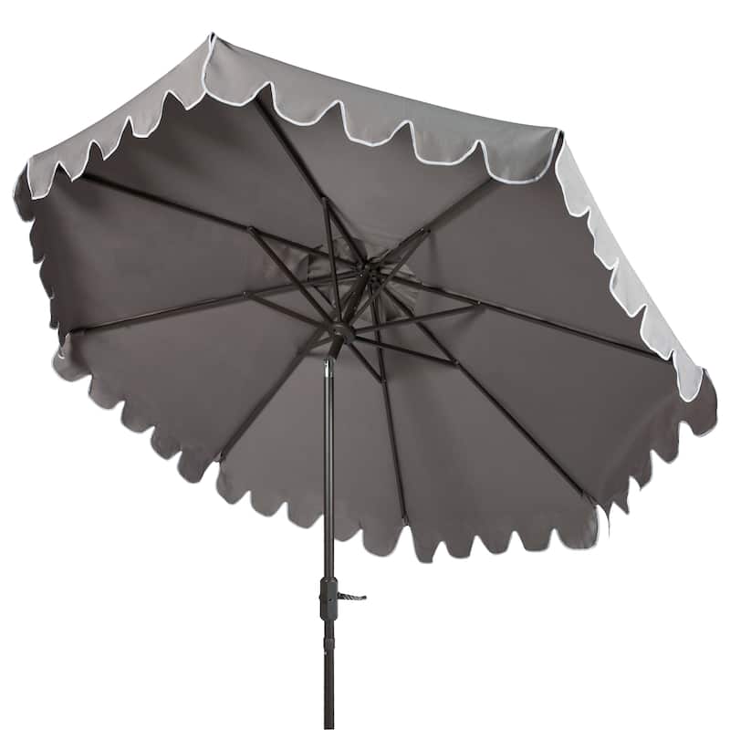 SAFAVIEH Antonije 9-Foot Crank Outdoor Umbrella
