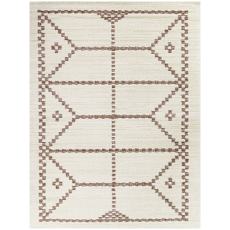 Nicola Geometric Trellis Area Rug