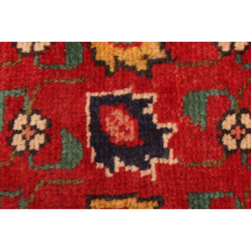 ECARPETGALLERY Hand-knotted Andelz Red Wool Rug - 3'0 x 4'8