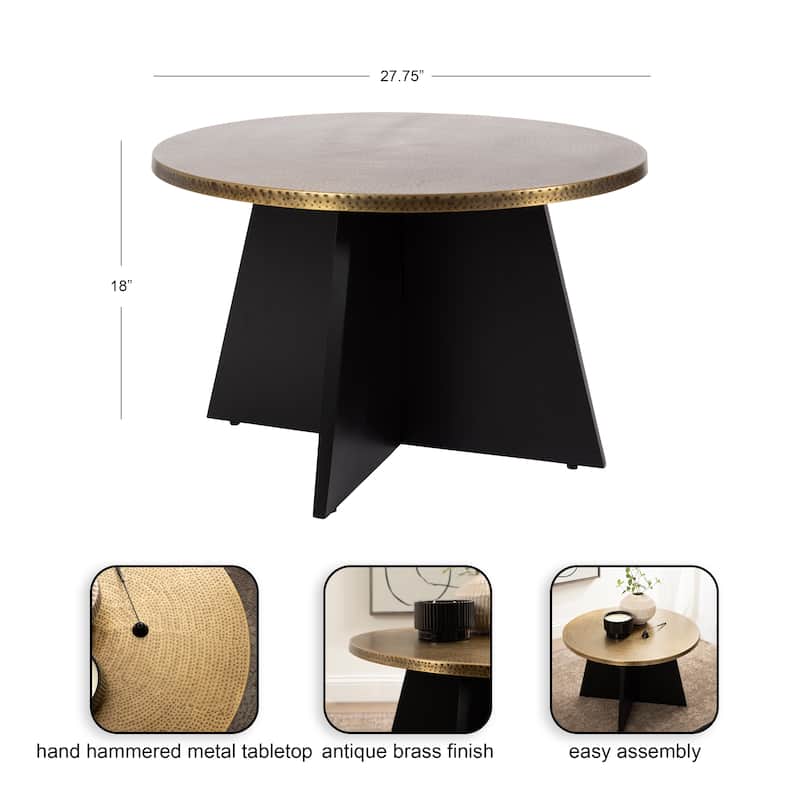 Kate and Laurel Batista Coffee Table - 28x28x18