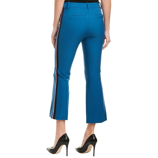 derek lam 10 crosby cropped flare trousers