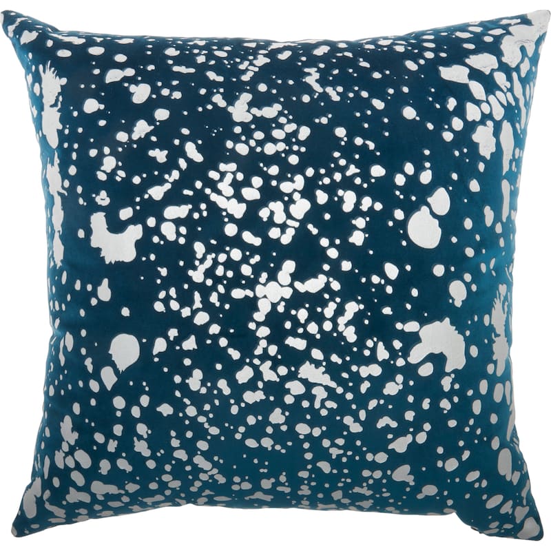 Mina Victory Luminescence Metallic Throw Pillow