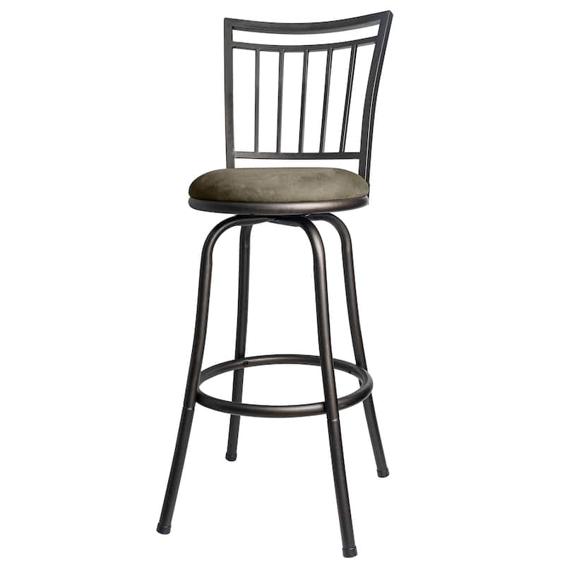 Azalea Park Metal Swivel Adjustable Height Barstool - 16.14 W x 18.5 D x 37.91-42.91 H"