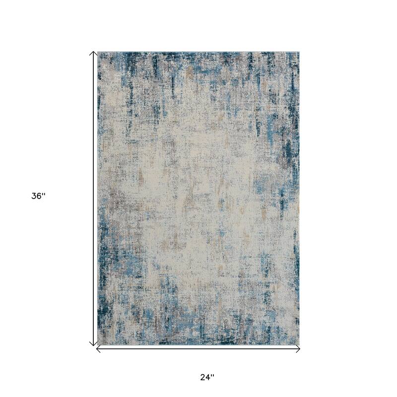 Dacak Abstract Area Rug By HomeRoots - 2' x 3'