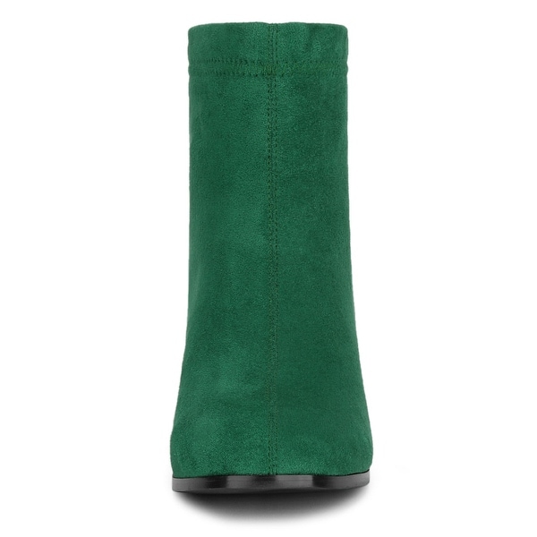 womens green booties