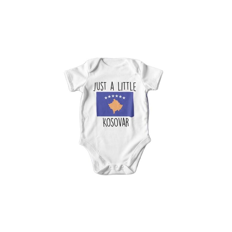 Kosovo - Baby Boy Girl Clothes Infant Bodysuit Funny Cute Newborn - White - 6-9M