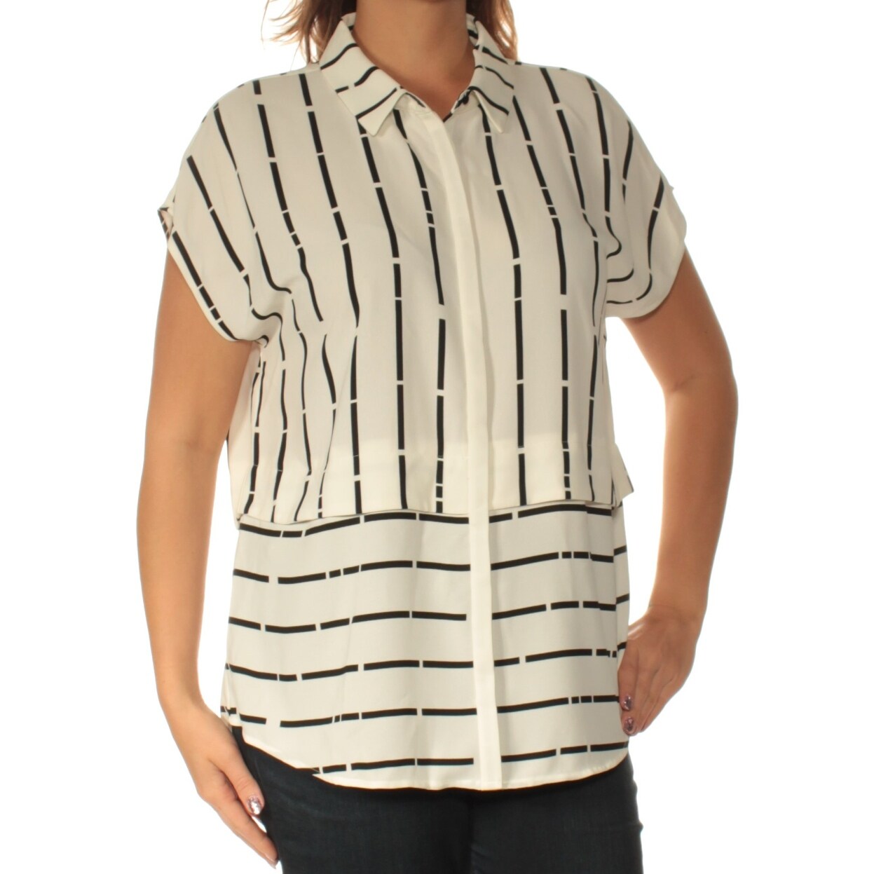alfani short sleeve tops