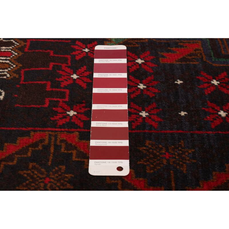 Teimani Red Rug 3'9" x 6'8" - 3'9 x 6'8