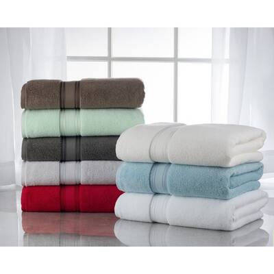 100-Percent Cotton Solid 8 Piece Towel Set (2 Bath Towels, 2 Hand Towels, and 4 Washcloths)