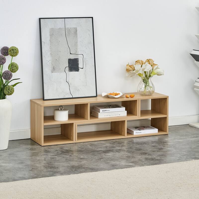 2 Pieces Cube TV Stand,Free Combination Gaming Entertainment Center Media Stand