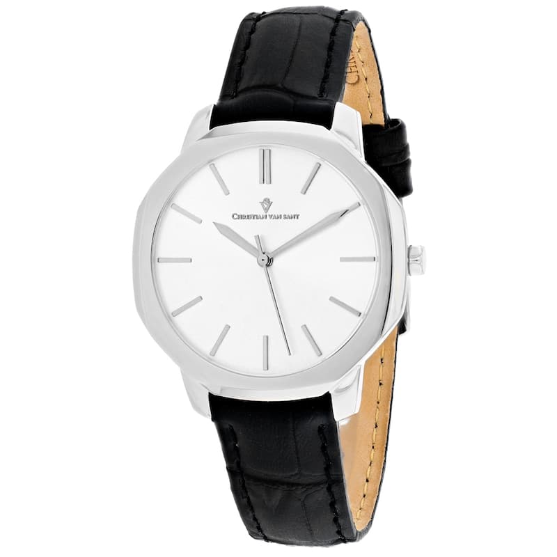 Christian Van Sant Women's Octave Slim Silver Dial Watch - CV0501 - 6 (36)